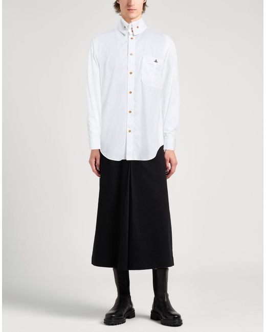 Vivienne Westwood White Shirt Organic Cotton for men