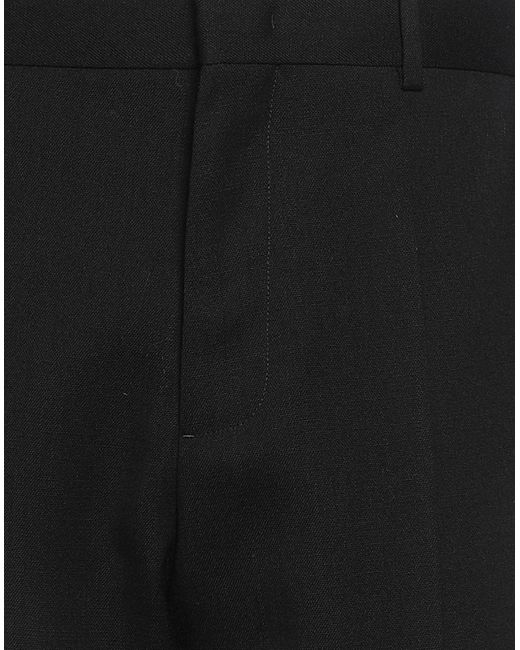 Jil Sander Black Pants Virgin Wool for men