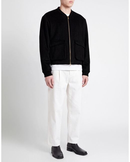 MARSĒM Black Jacket Wool, Polyester for men