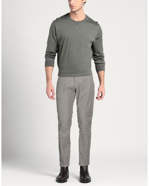 Briglia 1949 Gray Pants Cotton, Elastane for men