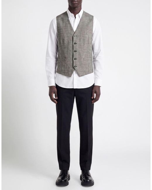 Circolo 1901 Gray Tailored Vests for men