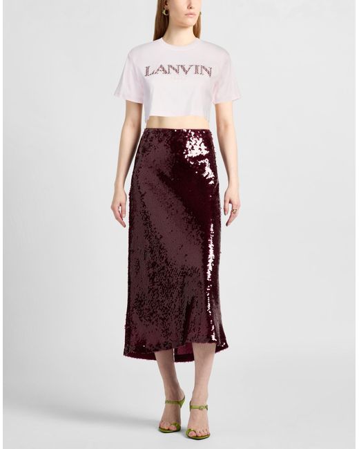 Lanvin Pink T-Shirt Cotton, Polyester