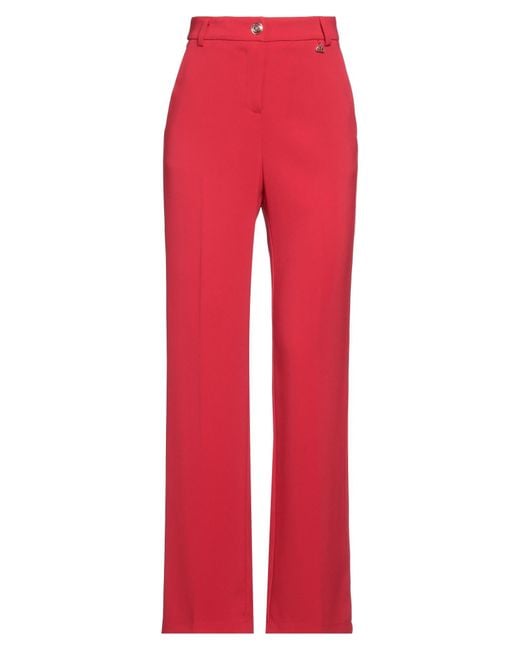 DIVEDIVINE Red Pants Polyester, Elastane