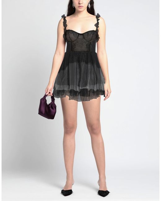 Philosophy Di Lorenzo Serafini Black Mini Dress