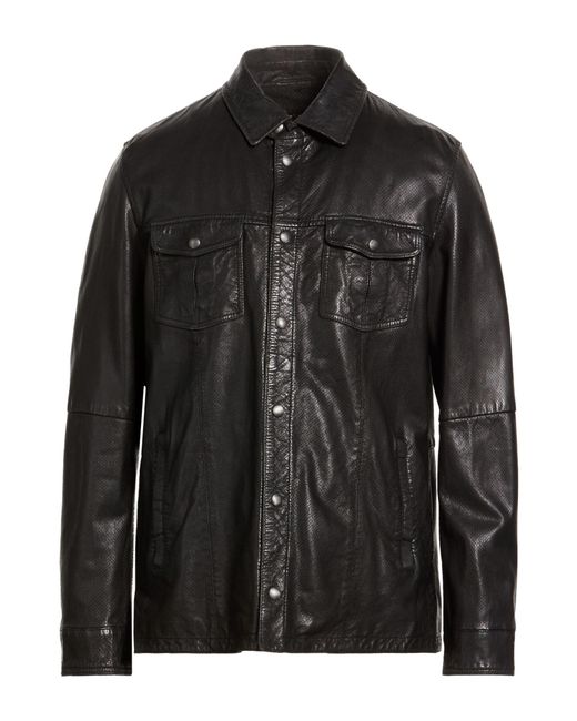 GMS-75 Black Jacket Lambskin for men