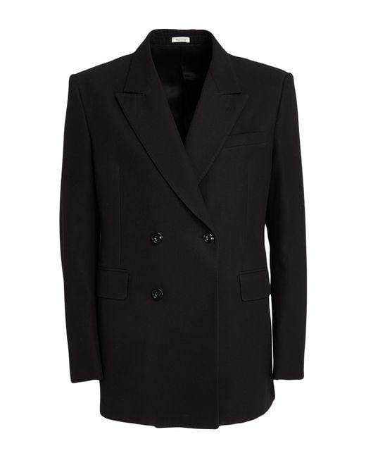 McQueen Black Blazer Cotton for men