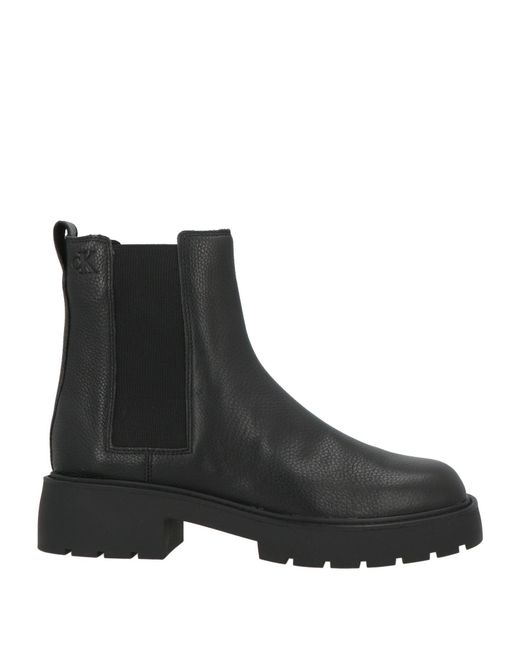 Calvin Klein Black Ankle Boots