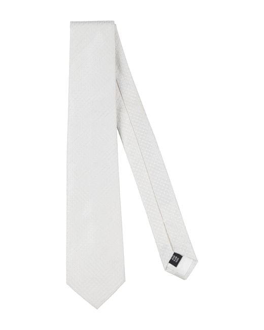 Tagliatore White Ties & Bow Ties Silk for men