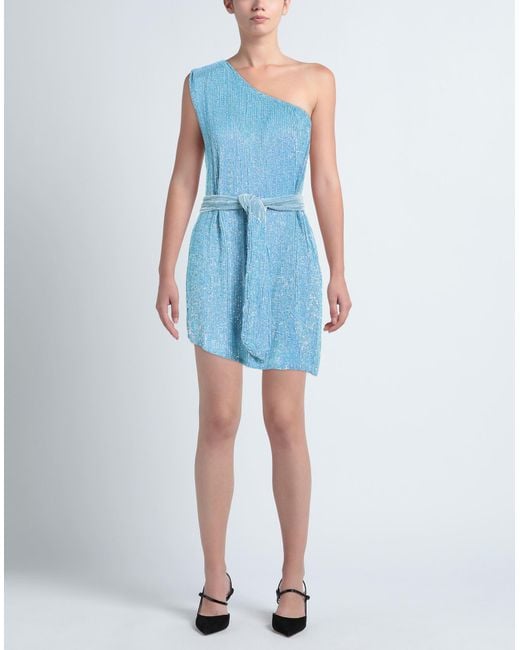 retroféte Blue Mini Dress