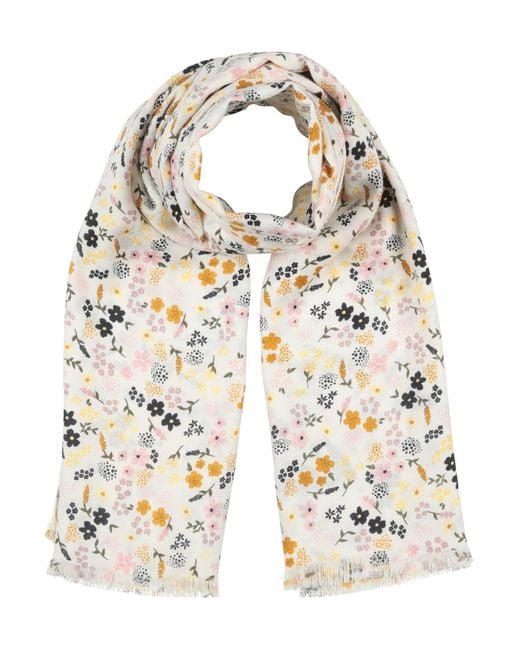 Barbour Natural Cream Scarf Recycled Polyester, Polyester