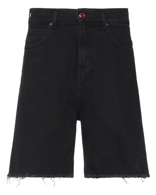 Vision Of Super Black Denim Shorts for men