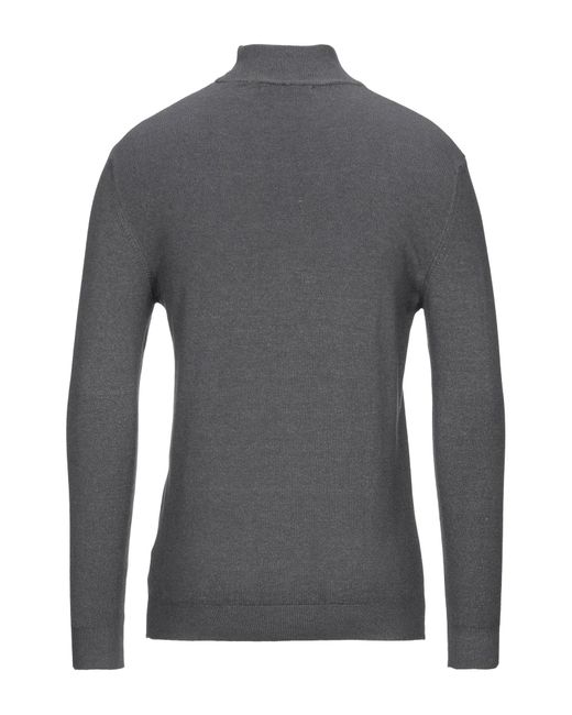 Exte Gray Turtleneck Viscose, Polyester, Polyamide for men
