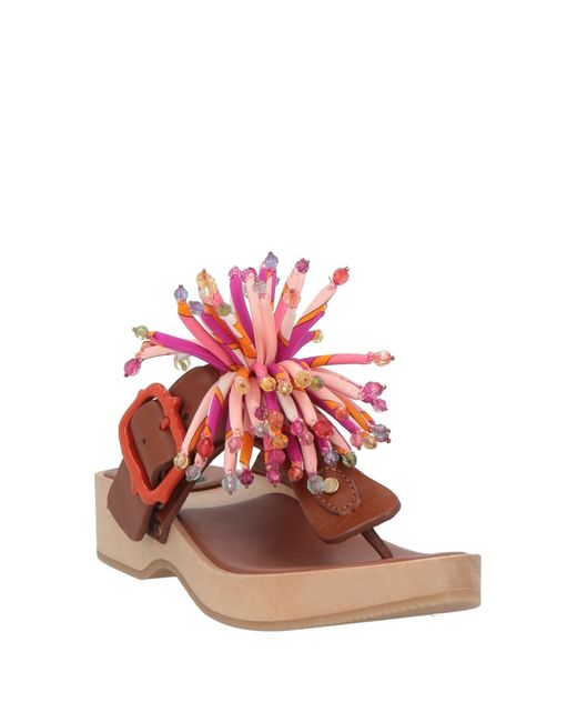 Infradito di Emilio Pucci in Pink