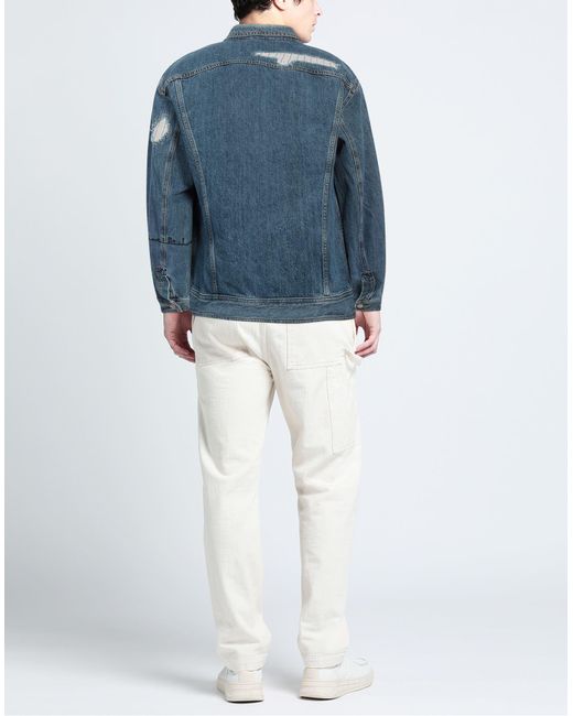 Manteau en jean Nick Fouquet pour homme en coloris Blue