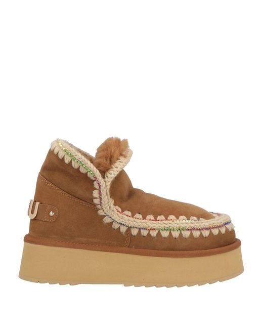 Mou Brown Ankle Boots