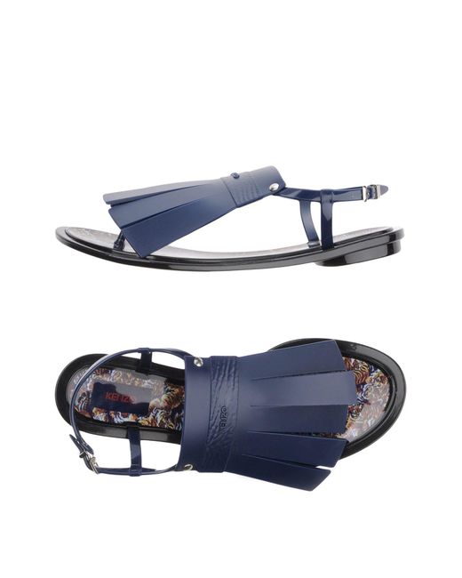 KENZO Blue Thong Sandal