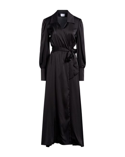 MVP WARDROBE Black Maxi Dress Polyester, Elastane