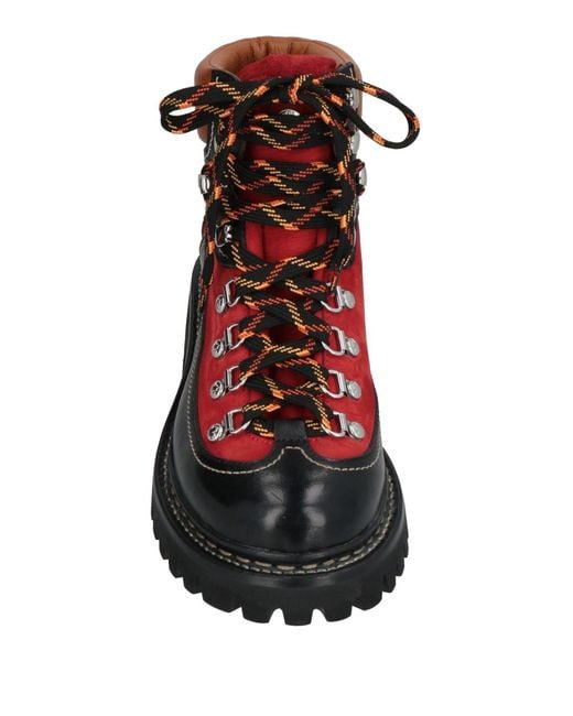 DSquared² Red Ankle Boots for men