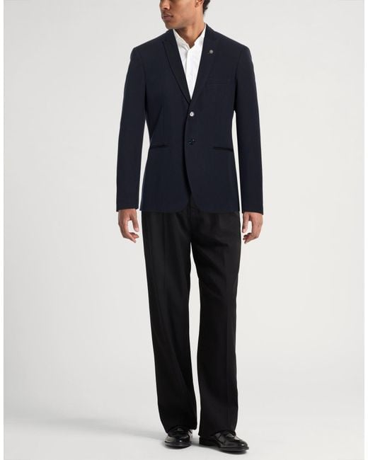 Officina 36 Blue Blazer for men