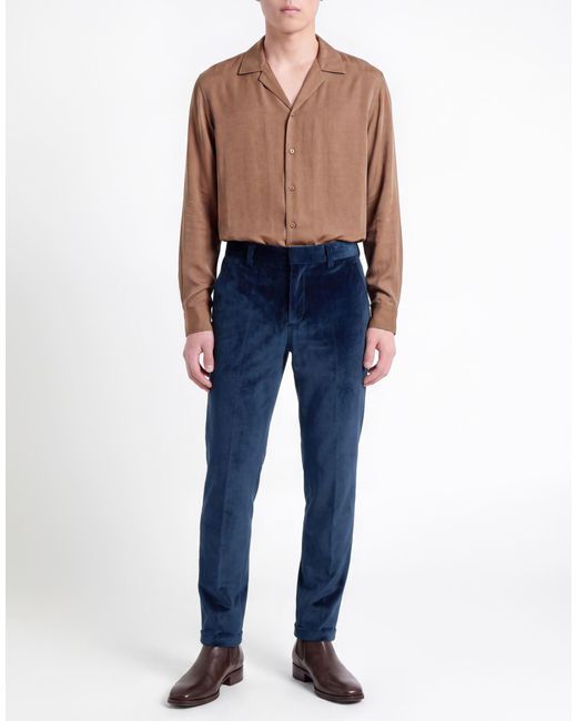 MARSĒM Blue Pants Polyester for men