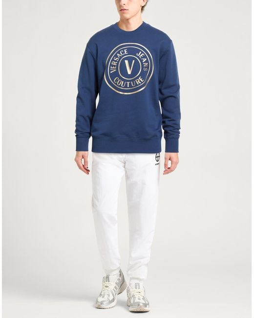 Versace Jeans Couture Blue Sweatshirts for men