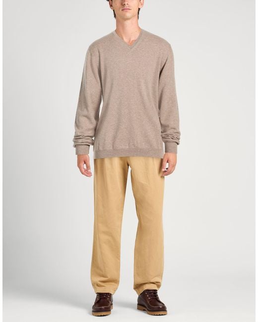 Alpha Studio Natural Light Sweater Cashmere for men