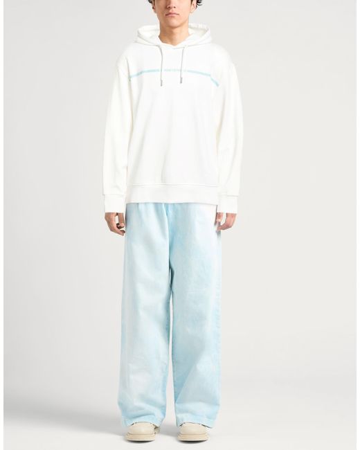 ARMANI EXCHANGE White Sweatshirt Cotton for men