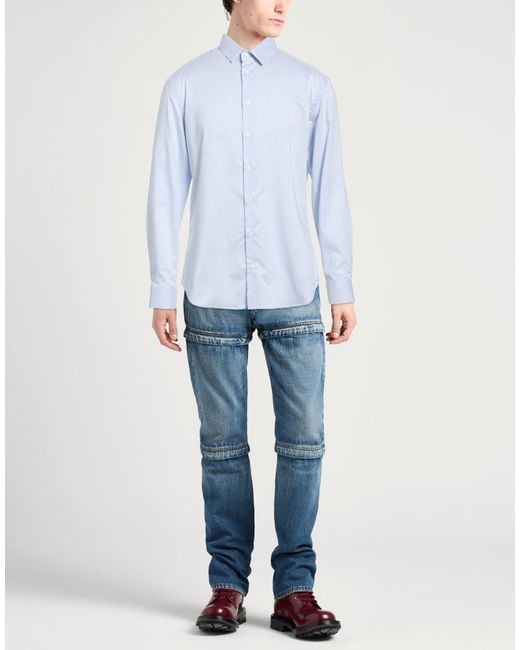 Giorgio Armani Blue Shirt for men
