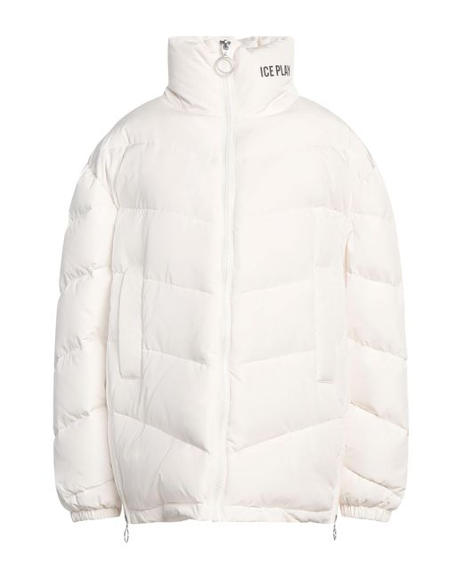 Ice Play White Pufferjacke & Daunenjacke