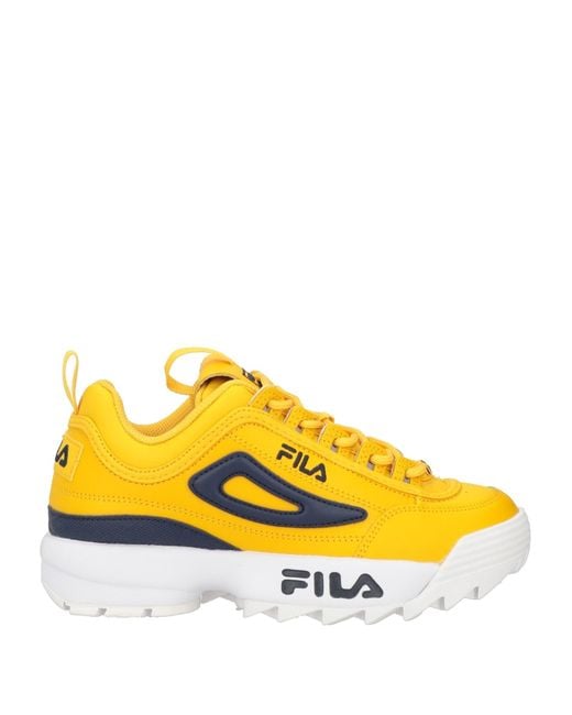 Fila trainers best sale yellow