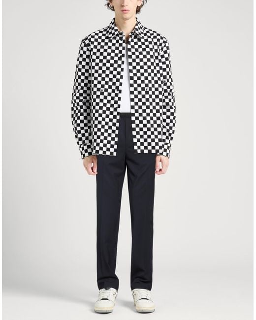 MSGM Blue Pants Virgin Wool, Elastane for men