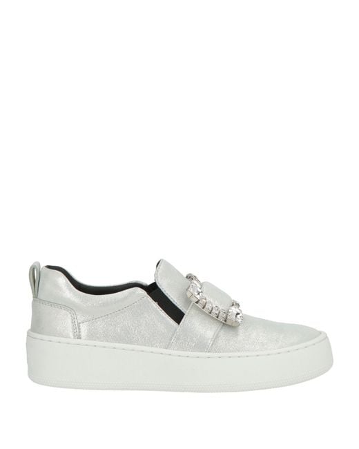 Sergio Rossi White Light Sneakers Leather