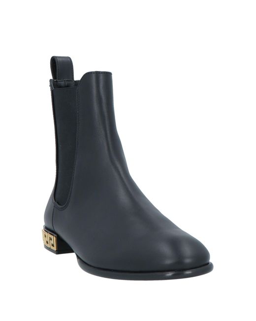Versace Blue Ankle Boots