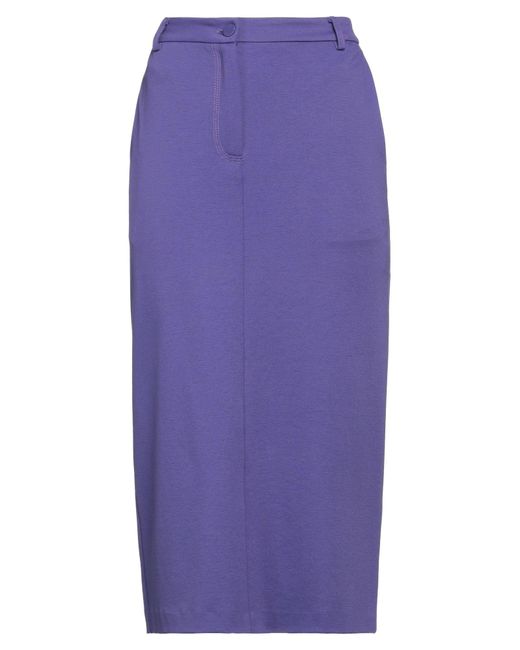 Suoli Purple Midi Skirt