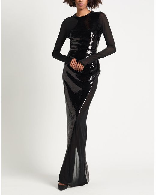 Tom Ford Black Maxi Dress Polyamide, Elastane