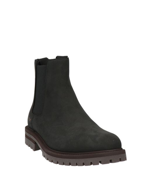 Common Projects Black Ankle Boots
