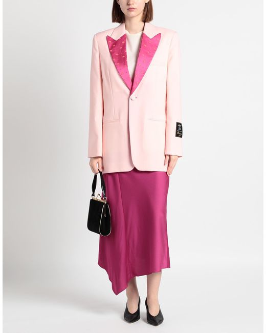 Marni Pink Blazer Virgin Wool, Viscose, Polyester