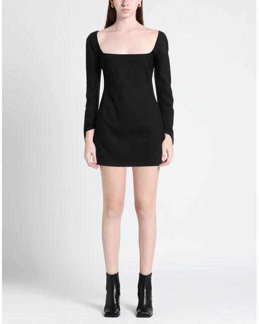 Khaite Black Mini Dress