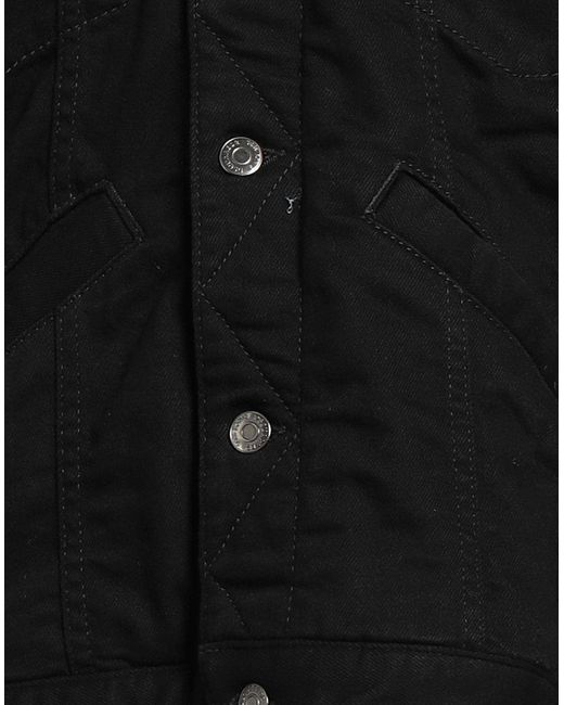 DSquared² Black Denim Outerwear Cotton, Elastane
