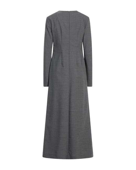MM6 by Maison Martin Margiela Gray Maxi-Kleid