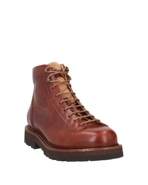 Brunello Cucinelli Brown Ankle Boots for men