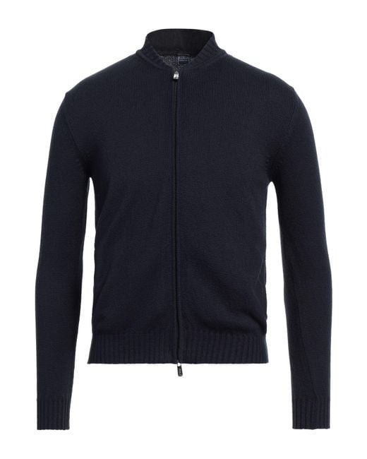 Fedeli Blue Cardigan for men