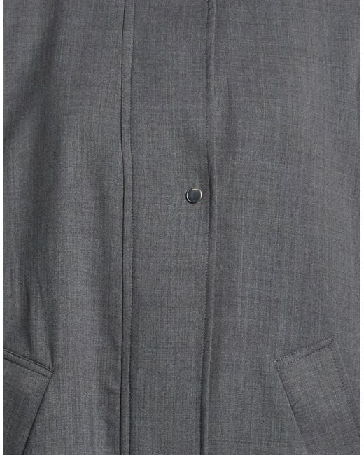 MAX&Co. Gray Charcoal Jacket Virgin Wool, Polyester