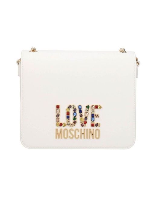 Borse A Tracolla di Love Moschino in White