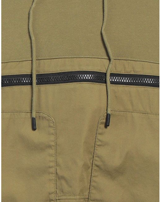 Dondup Green Military Sweatshirt Cotton for men