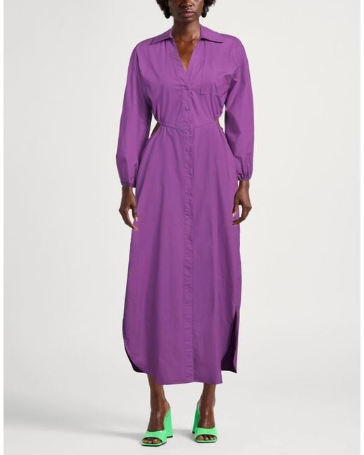 Twinset Purple Maxi Dress