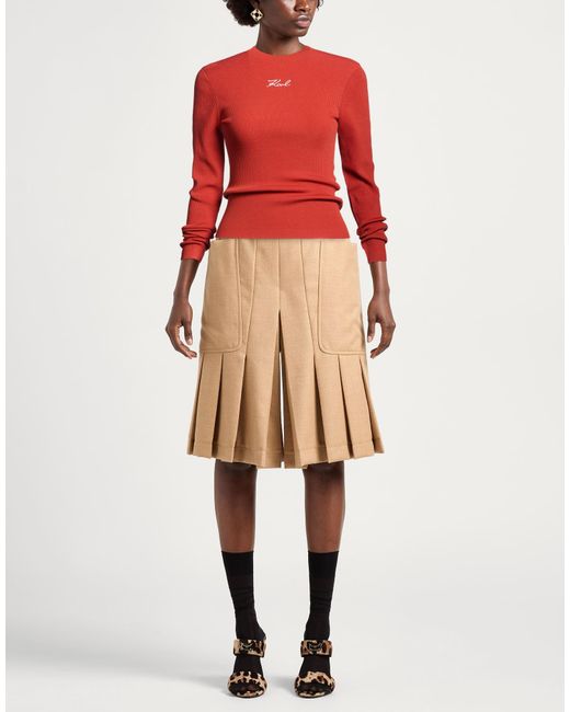Karl Lagerfeld Red Turtlenecks