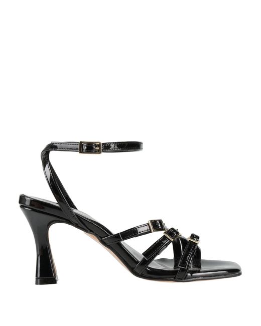 Divine Follie Black Sandals