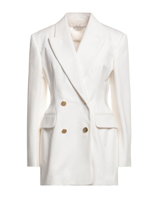 McQueen White Suit Jacket