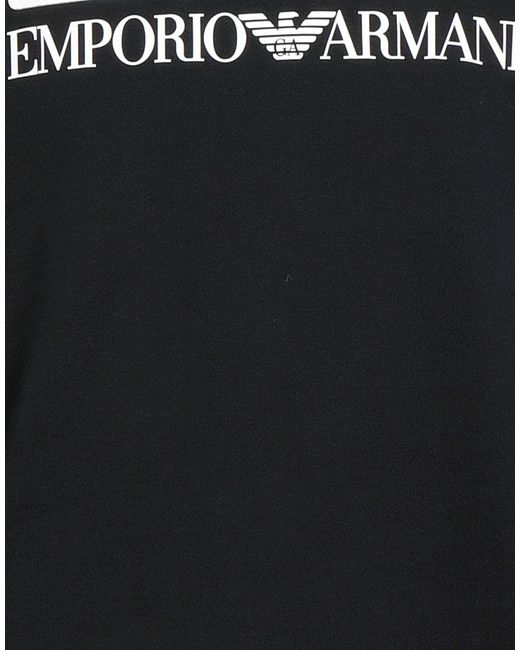 EA7 Black Sweatshirt for men